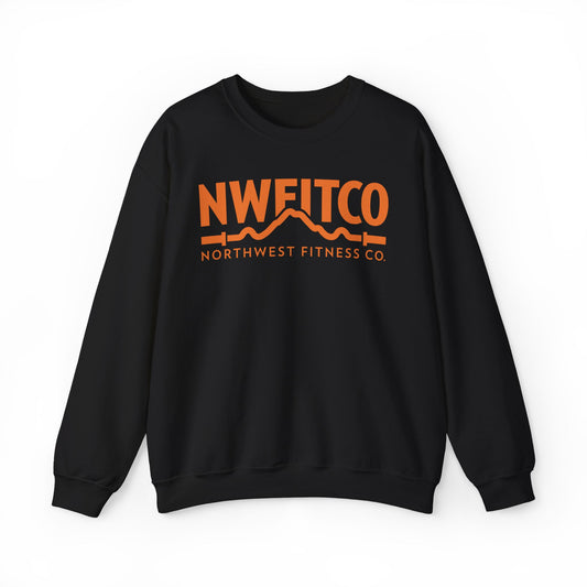 NWFITCO ORANGE LOGO CREWNECK