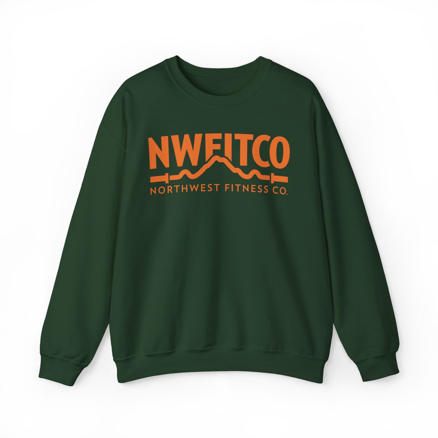 NWFITCO ORANGE LOGO CREWNECK