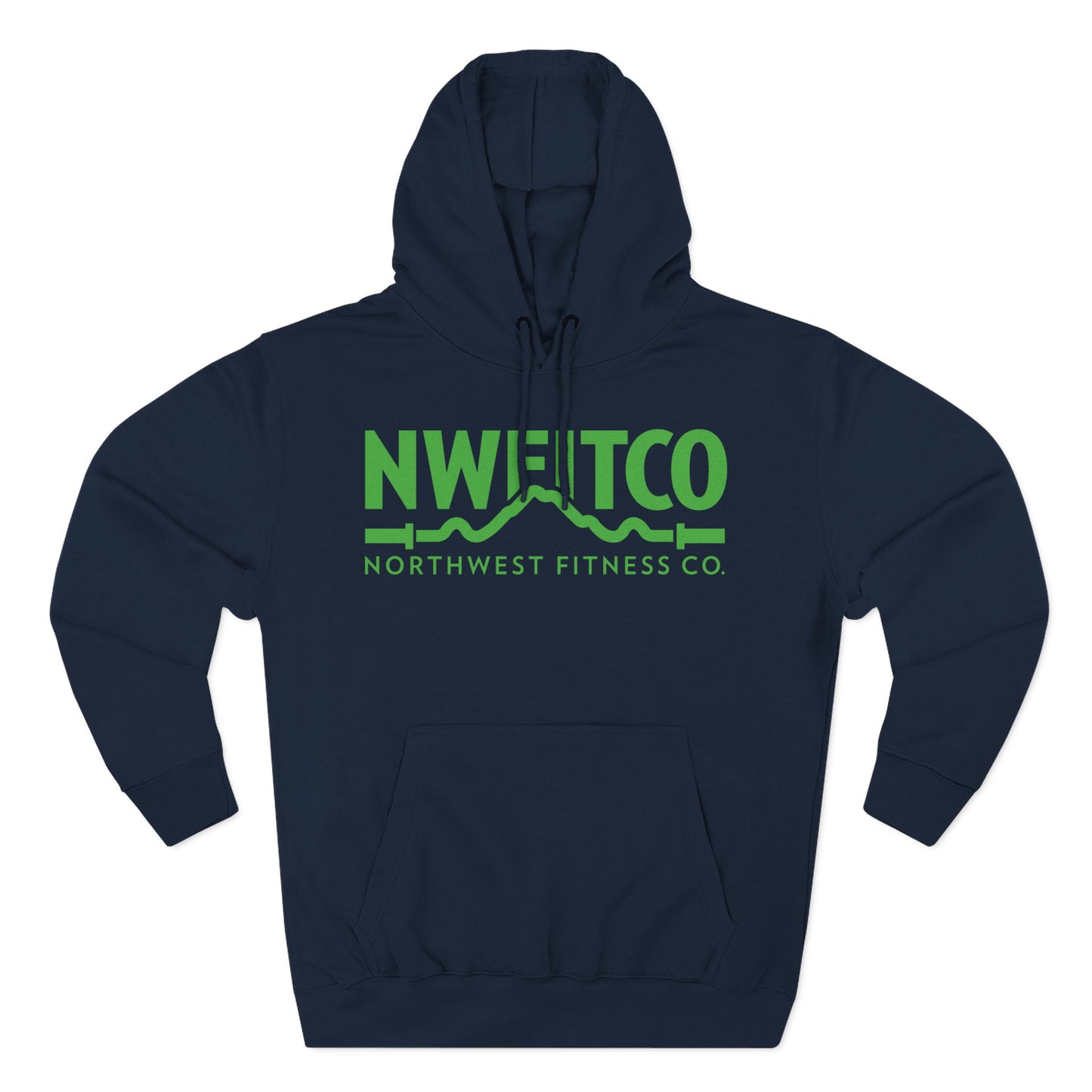 NWFITCO GREEN LOGO HOODIE