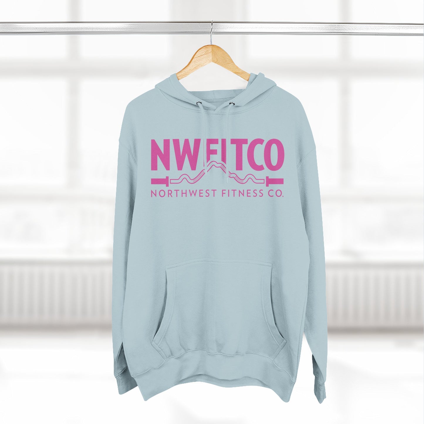 NWFITCO PINK LOGO HOODIE