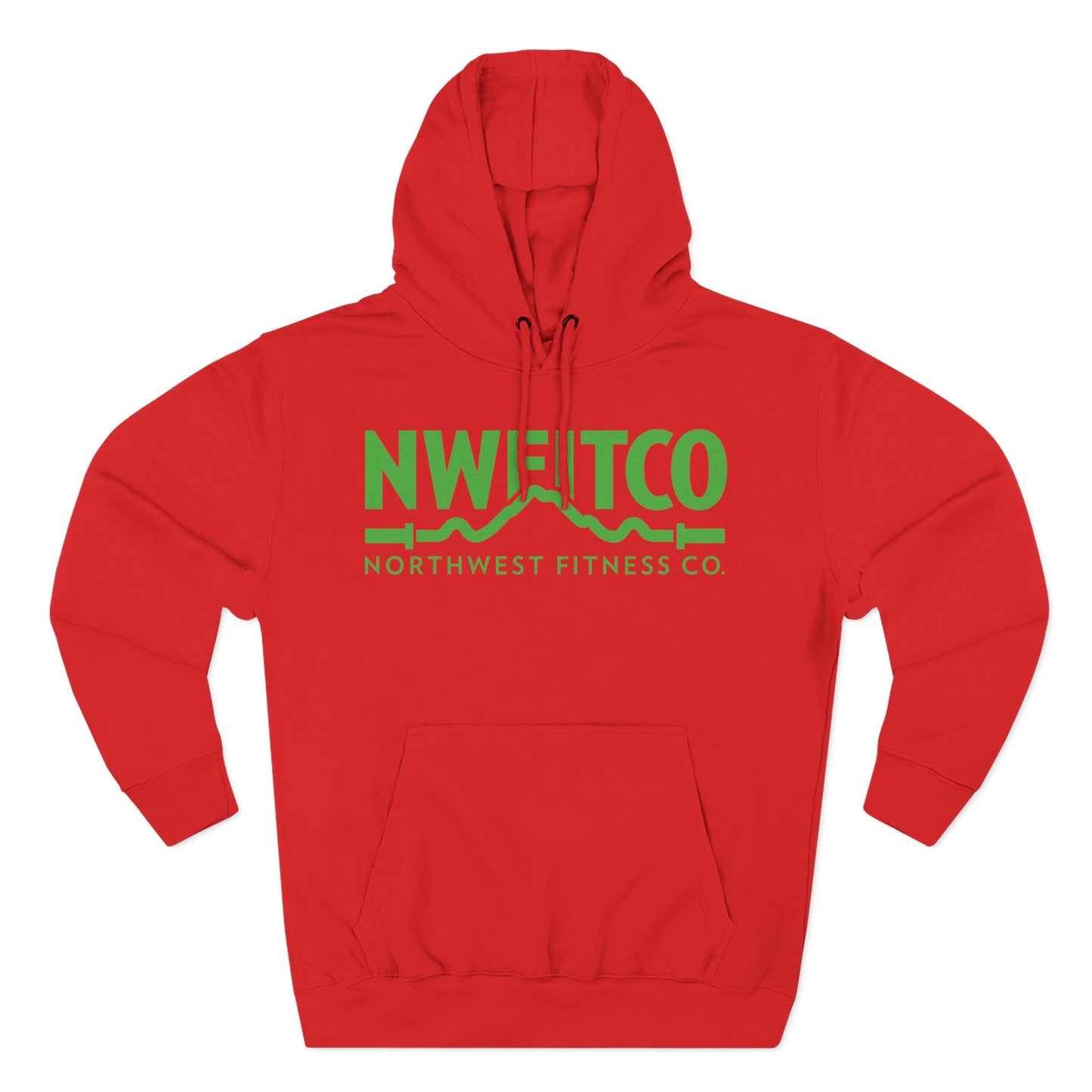 NWFITCO GREEN LOGO HOODIE