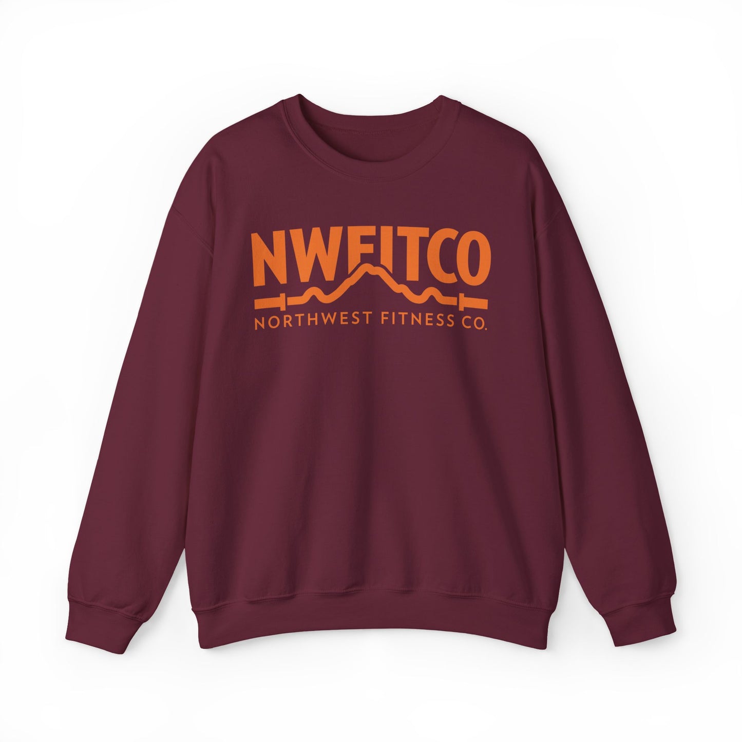 NWFITCO ORANGE LOGO CREWNECK