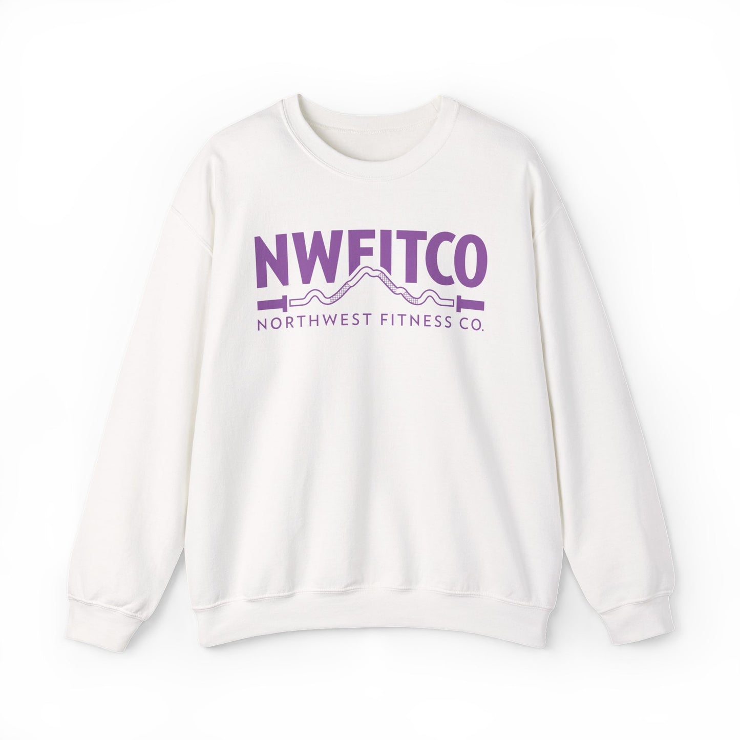 NWFITCO PURPLE LOGO CREWNECK