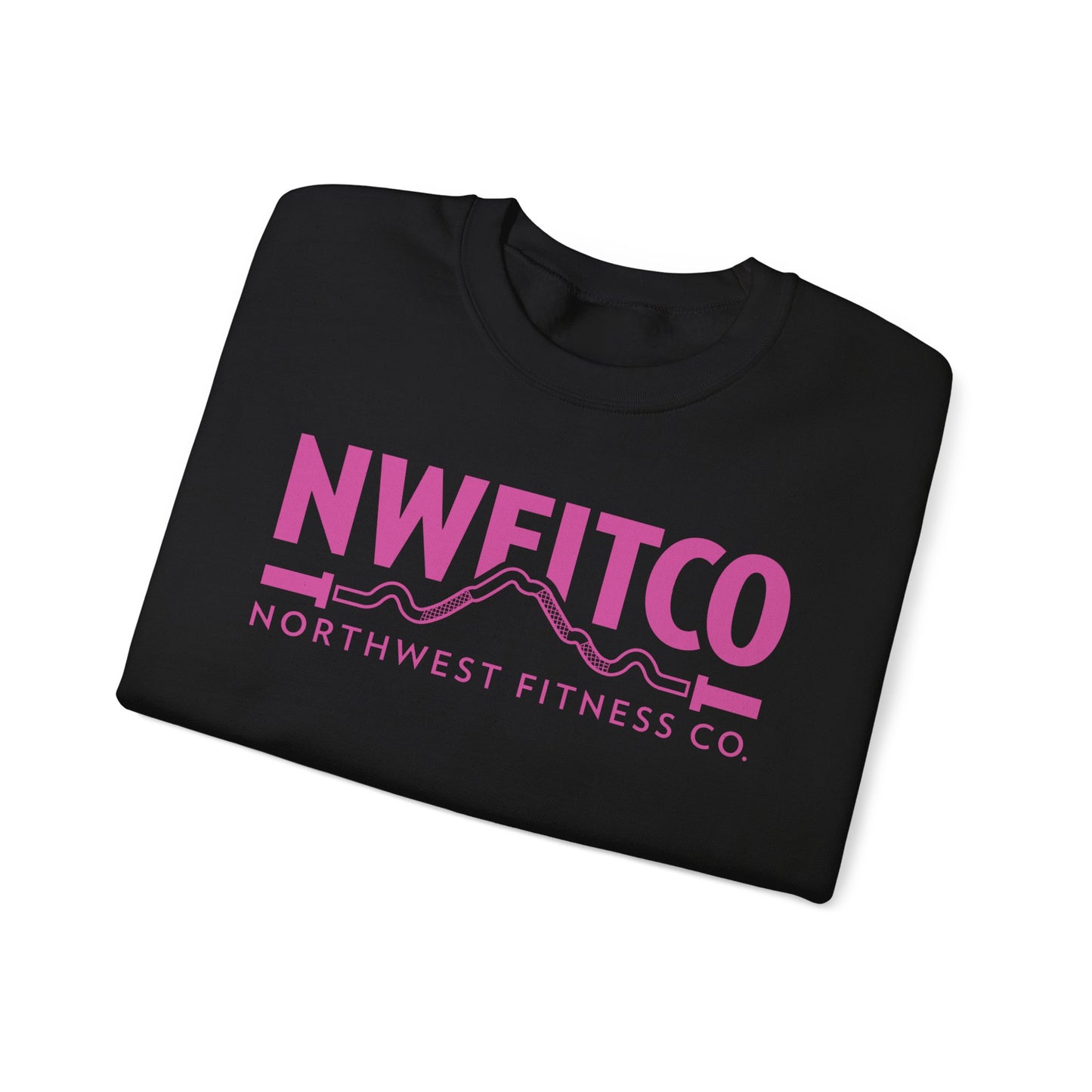NWFITCO PINK LOGO CREWNECK