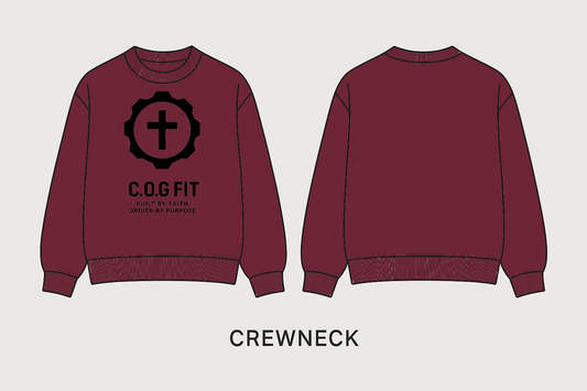 Maroon COG FIT Crewneck