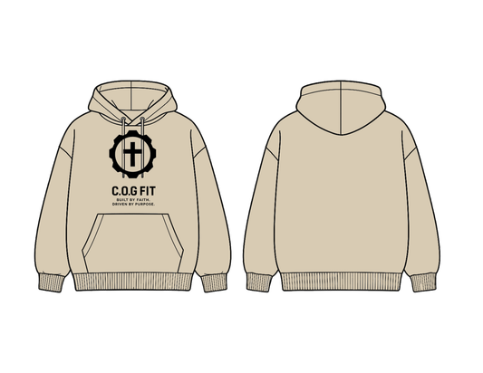 Sand COG FIT Hoodie