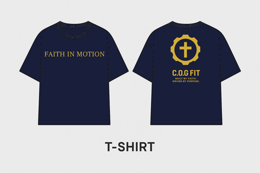 Midnight Navy FAITH IN MOTION Tee